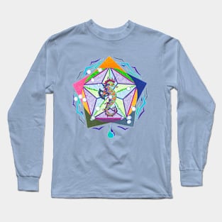 Seahorse of color Long Sleeve T-Shirt